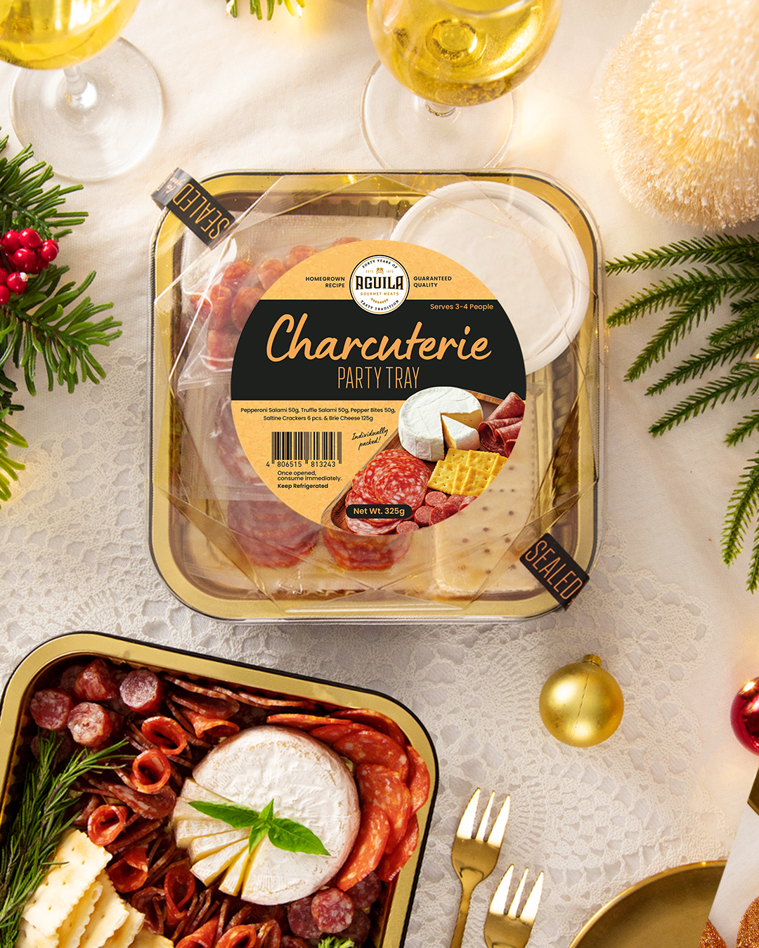Aguila Gourmet Meats Charcuterie Party Tray