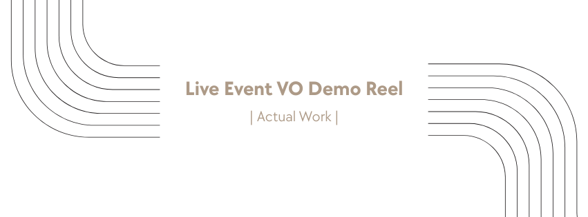Live Event Voiceover