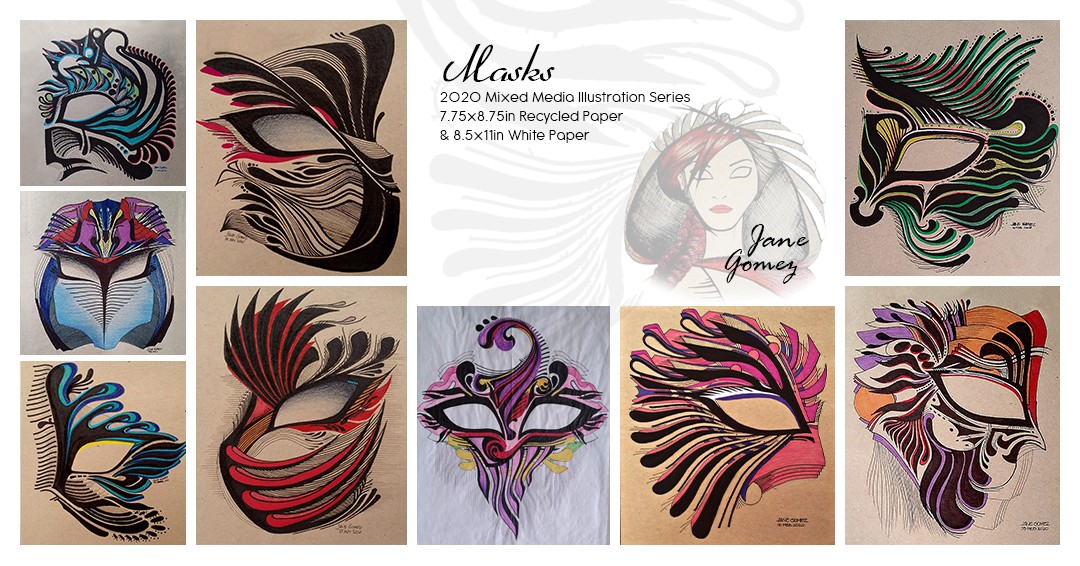masks-illustration-series