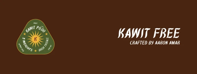 Kawit Free - Brush Typeface
