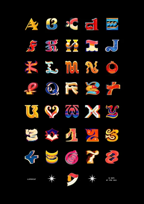 2021 36 Days of Type (Baybayin-Latin)