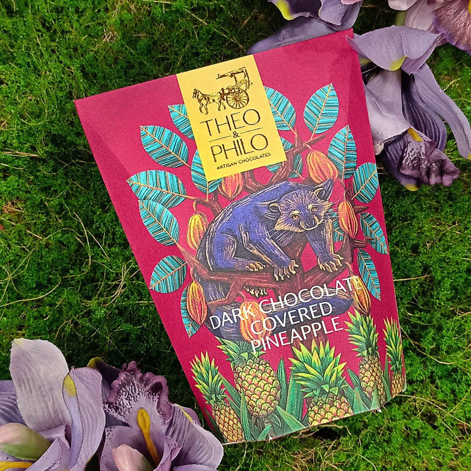 Theo & Philo Chocolates: Dark Chocolate Covered Pineapple